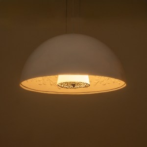glo-01152-01152_3 GLOBOSTAR® SERENIA 01152 ΜΟΝΤΕΡΝΟ ΚΡΕΜΑΣΤΟ ΦΩΤΙΣΤΙΚΟ ΚΑΜΠΑΝΑ ΜΟΝΟΦΩΤΟ 1 X E27 IP20 ΛΕΥΚΟ Γ