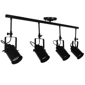 glo-01156-01156_002 GLOBOSTAR® HOLLYWOOD 01156 VINTAGE ΦΩΤΙΣΤΙΚΟ ΟΡΟΦΗΣ ΜΕ ΝΤΟΥΙ 4 X E27 AC 220-240V IP20 - ΜΑ