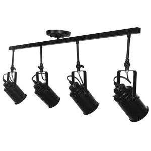 glo-01156-01156_005 GLOBOSTAR® HOLLYWOOD 01156 VINTAGE ΦΩΤΙΣΤΙΚΟ ΟΡΟΦΗΣ ΜΕ ΝΤΟΥΙ 4 X E27 AC 220-240V IP20 - ΜΑ