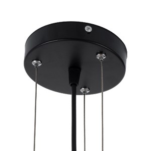 glo-01158-01158_9 GLOBOSTAR® MELISSA 01158 VINTAGE ΚΡΕΜΑΣΤΟ ΦΩΤΙΣΤΙΚΟ ΑΝΑΡΤΗΣΗ ΜΟΝΟΦΩΤΟ 1 X E27 IP20 ΜΑΥΡΟ Μ