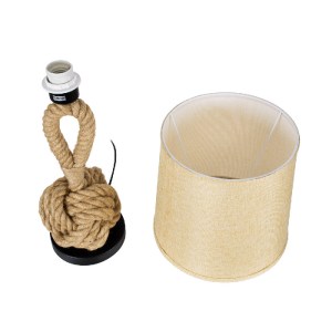 glo-01162-01162_8 GLOBOSTAR® MONKEY FIST 01162 VINTAGE ΕΠΙΤΡΑΠΕΖΙΟ ΦΩΤΙΣΤΙΚΟ ΠΟΡΤΑΤΙΦ ΜΟΝΟΦΩΤΟ 1 X E27 ΜΕ ΜΠ