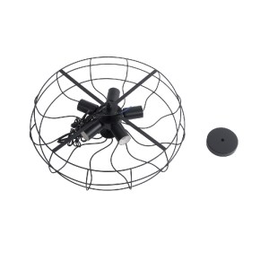 glo-01164-01164_10 GLOBOSTAR® HELIX 01164 VINTAGE ΚΡΕΜΑΣΤΟ ΦΩΤΙΣΤΙΚΟ ΠΛΕΓΜΑ ΠΟΛΥΦΩΤΟ 5 X E27 IP20 ΜΑΥΡΟ ΜΕΤΑΛ