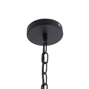 glo-01164-01164_9 GLOBOSTAR® HELIX 01164 VINTAGE ΚΡΕΜΑΣΤΟ ΦΩΤΙΣΤΙΚΟ ΠΛΕΓΜΑ ΠΟΛΥΦΩΤΟ 5 X E27 IP20 ΜΑΥΡΟ ΜΕΤΑΛ