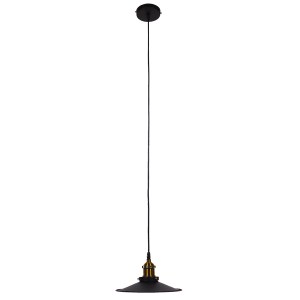 glo-01167-01167_7 GLOBOSTAR® CARAVEL 01167 VINTAGE ΚΡΕΜΑΣΤΟ ΦΩΤΙΣΤΙΚΟ ΚΑΜΠΑΝΑ ΜΟΝΟΦΩΤΟ 1 X E27 IP20 ΜΑΥΡΟ & 