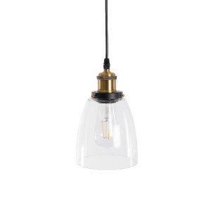 glo-01168-01168_7 GLOBOSTAR® WICKHAM 01168 VINTAGE ΚΡΕΜΑΣΤΟ ΦΩΤΙΣΤΙΚΟ ΚΑΜΠΑΝΑ ΜΟΝΟΦΩΤΟ 1 X E27 IP20 ΔΙΑΦΑΝΟ 