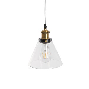 glo-01169-01169_7 GLOBOSTAR® WICKHAM 01169 VINTAGE ΚΡΕΜΑΣΤΟ ΦΩΤΙΣΤΙΚΟ ΚΑΜΠΑΝΑ ΜΟΝΟΦΩΤΟ 1 X E27 IP20 ΔΙΑΦΑΝΟ 