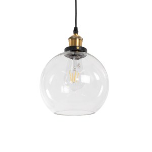 glo-01170-01170_2 GLOBOSTAR® WICKHAM 01170 VINTAGE ΚΡΕΜΑΣΤΟ ΦΩΤΙΣΤΙΚΟ ΜΠΑΛΑ ΜΟΝΟΦΩΤΟ 1 X E27 IP20 ΔΙΑΦΑΝΟ ΓΥ