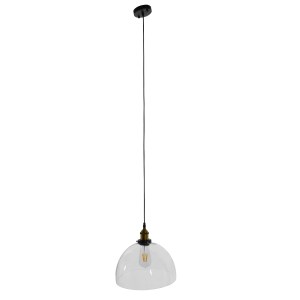 glo-01171-01171_2 GLOBOSTAR® WICKHAM 01171 VINTAGE ΚΡΕΜΑΣΤΟ ΦΩΤΙΣΤΙΚΟ ΚΑΜΠΑΝΑ ΜΟΝΟΦΩΤΟ 1 X E27 IP20 ΔΙΑΦΑΝΟ 