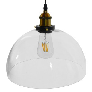 glo-01171-01171_4 GLOBOSTAR® WICKHAM 01171 VINTAGE ΚΡΕΜΑΣΤΟ ΦΩΤΙΣΤΙΚΟ ΚΑΜΠΑΝΑ ΜΟΝΟΦΩΤΟ 1 X E27 IP20 ΔΙΑΦΑΝΟ 