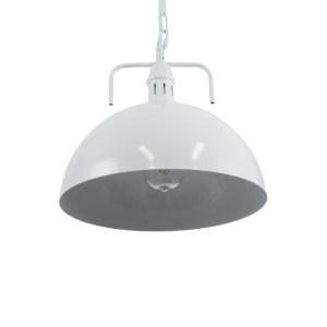 glo-01174-01174_5 GLOBOSTAR® LARKIN 01174 VINTAGE ΚΡΕΜΑΣΤΟ ΦΩΤΙΣΤΙΚΟ ΚΑΜΠΑΝΑ ΜΟΝΟΦΩΤΟ 1 X E27 IP20 ΛΕΥΚΟ ΜΕΤ