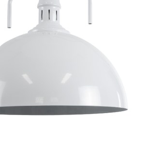 glo-01174-01174_7 GLOBOSTAR® LARKIN 01174 VINTAGE ΚΡΕΜΑΣΤΟ ΦΩΤΙΣΤΙΚΟ ΚΑΜΠΑΝΑ ΜΟΝΟΦΩΤΟ 1 X E27 IP20 ΛΕΥΚΟ ΜΕΤ