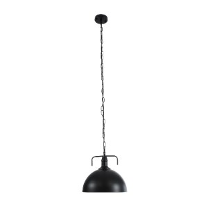 glo-01175-01175_4 GLOBOSTAR® LARKIN 01175 VINTAGE ΚΡΕΜΑΣΤΟ ΦΩΤΙΣΤΙΚΟ ΚΑΜΠΑΝΑ ΜΟΝΟΦΩΤΟ 1 X E27 IP20 ΜΑΥΡΟ ΜΕΤ