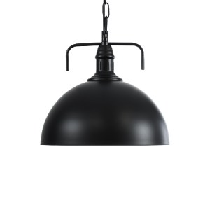 glo-01175-01175_5 GLOBOSTAR® LARKIN 01175 VINTAGE ΚΡΕΜΑΣΤΟ ΦΩΤΙΣΤΙΚΟ ΚΑΜΠΑΝΑ ΜΟΝΟΦΩΤΟ 1 X E27 IP20 ΜΑΥΡΟ ΜΕΤ