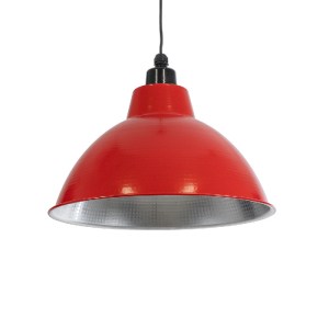 glo-01177-01178_2 GLOBOSTAR® LOUVE 01177 VINTAGE ΚΡΕΜΑΣΤΟ ΦΩΤΙΣΤΙΚΟ ΚΑΜΠΑΝΑ ΜΟΝΟΦΩΤΟ 1 X E27 IP20 ΚΟΚΚΙΝΟ, Α