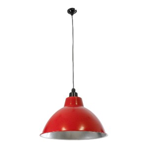 glo-01177-01178_4 GLOBOSTAR® LOUVE 01177 VINTAGE ΚΡΕΜΑΣΤΟ ΦΩΤΙΣΤΙΚΟ ΚΑΜΠΑΝΑ ΜΟΝΟΦΩΤΟ 1 X E27 IP20 ΚΟΚΚΙΝΟ, Α