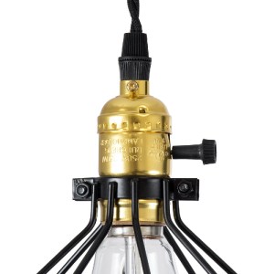 glo-01179-01179_7 GLOBOSTAR® GALOT 01179 VINTAGE ΚΡΕΜΑΣΤΟ ΦΩΤΙΣΤΙΚΟ ΠΛΕΓΜΑ ΜΟΝΟΦΩΤΟ 1 X E27 IP20 ΜΑΥΡΟ & ΧΡΥ