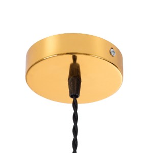 glo-01179-01179_9 GLOBOSTAR® GALOT 01179 VINTAGE ΚΡΕΜΑΣΤΟ ΦΩΤΙΣΤΙΚΟ ΠΛΕΓΜΑ ΜΟΝΟΦΩΤΟ 1 X E27 IP20 ΜΑΥΡΟ & ΧΡΥ