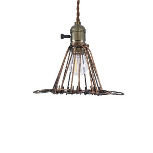 glo-01180-01180_8 GLOBOSTAR® FLOWERON 01180 VINTAGE ΚΡΕΜΑΣΤΟ ΦΩΤΙΣΤΙΚΟ ΠΛΕΓΜΑ ΜΟΝΟΦΩΤΟ 1 X E27 IP20 ΧΑΛΚΙΝΟ 