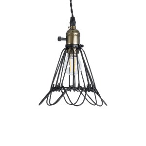 glo-01181-01181_5 GLOBOSTAR® FLOWER IRON RUST 01181 VINTAGE ΚΡΕΜΑΣΤΟ ΦΩΤΙΣΤΙΚΟ ΠΛΕΓΜΑ ΜΟΝΟΦΩΤΟ 1 X E27 IP20 