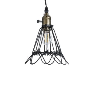 glo-01181-01181_9 GLOBOSTAR® FLOWER IRON RUST 01181 VINTAGE ΚΡΕΜΑΣΤΟ ΦΩΤΙΣΤΙΚΟ ΠΛΕΓΜΑ ΜΟΝΟΦΩΤΟ 1 X E27 IP20 