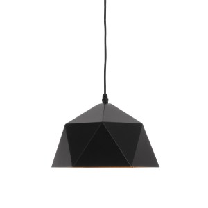 glo-01194-01194_5 GLOBOSTAR® HEXAGON 01194 ΜΟΝΤΕΡΝΟ ΚΡΕΜΑΣΤΟ ΦΩΤΙΣΤΙΚΟ ΚΑΜΠΑΝΑ ΜΟΝΟΦΩΤΟ 1 X E27 IP20 ΜΑΥΡΟ &
