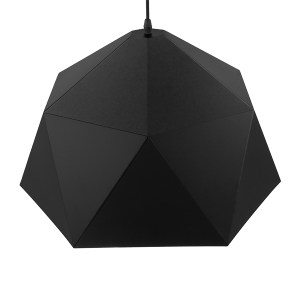 glo-01195-01195_5 GLOBOSTAR® HEXAGON 01195 ΜΟΝΤΕΡΝΟ ΚΡΕΜΑΣΤΟ ΦΩΤΙΣΤΙΚΟ ΚΑΜΠΑΝΑ ΜΟΝΟΦΩΤΟ 1 X E27 IP20 ΜΑΥΡΟ &