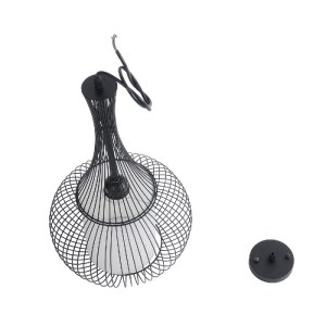 glo-01198-01198_10 GLOBOSTAR® LILY 01198 ΜΟΝΤΕΡΝΟ ΚΡΕΜΑΣΤΟ ΦΩΤΙΣΤΙΚΟ ΟΡΟΦΗΣ ΜΕ ΝΤΟΥΙ 1 X E27 AC 220-240V IP20