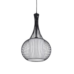 glo-01198-01198_2 GLOBOSTAR® LILY 01198 ΜΟΝΤΕΡΝΟ ΚΡΕΜΑΣΤΟ ΦΩΤΙΣΤΙΚΟ ΟΡΟΦΗΣ ΜΕ ΝΤΟΥΙ 1 X E27 AC 220-240V IP20