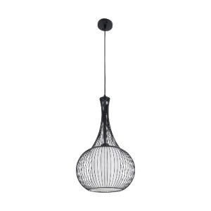 glo-01198-01198_3 GLOBOSTAR® LILY 01198 ΜΟΝΤΕΡΝΟ ΚΡΕΜΑΣΤΟ ΦΩΤΙΣΤΙΚΟ ΟΡΟΦΗΣ ΜΕ ΝΤΟΥΙ 1 X E27 AC 220-240V IP20