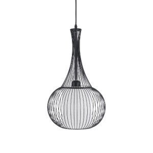 glo-01198-01198_4 GLOBOSTAR® LILY 01198 ΜΟΝΤΕΡΝΟ ΚΡΕΜΑΣΤΟ ΦΩΤΙΣΤΙΚΟ ΟΡΟΦΗΣ ΜΕ ΝΤΟΥΙ 1 X E27 AC 220-240V IP20