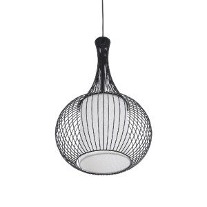 glo-01198-01198_6 GLOBOSTAR® LILY 01198 ΜΟΝΤΕΡΝΟ ΚΡΕΜΑΣΤΟ ΦΩΤΙΣΤΙΚΟ ΟΡΟΦΗΣ ΜΕ ΝΤΟΥΙ 1 X E27 AC 220-240V IP20