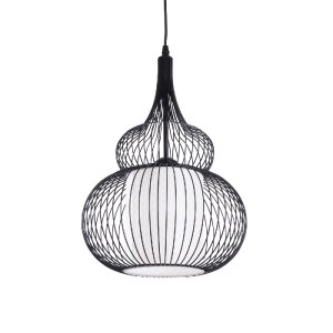 glo-01199-01199_2 GLOBOSTAR® LILY 01199 ΜΟΝΤΕΡΝΟ ΚΡΕΜΑΣΤΟ ΦΩΤΙΣΤΙΚΟ ΟΡΟΦΗΣ ΜΕ ΝΤΟΥΙ 1 X E27 AC 220-240V IP20
