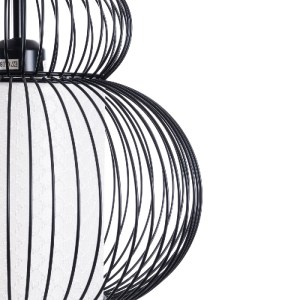 glo-01199-01199_9 GLOBOSTAR® LILY 01199 ΜΟΝΤΕΡΝΟ ΚΡΕΜΑΣΤΟ ΦΩΤΙΣΤΙΚΟ ΟΡΟΦΗΣ ΜΕ ΝΤΟΥΙ 1 X E27 AC 220-240V IP20