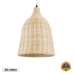 glo-01202-01202_0 GLOBOSTAR® BAHAMAS 01202 BOHO ΚΡΕΜΑΣΤΟ ΦΩΤΙΣΤΙΚΟ ΚΑΜΠΑΝΑ ΜΟΝΟΦΩΤΟ 1 X E27 IP20 ΜΠΕΖ ΞΥΛΟ -