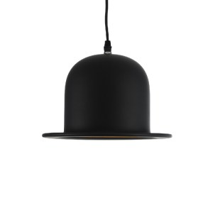 glo-01214-01214_5 GLOBOSTAR® CHARLO 01214 VINTAGE ΚΡΕΜΑΣΤΟ ΦΩΤΙΣΤΙΚΟ ΚΑΜΠΑΝΑ ΜΟΝΟΦΩΤΟ 1 X E27 IP20 ΜΑΥΡΟ & Χ