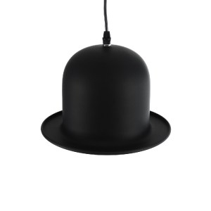 glo-01214-01214_7 GLOBOSTAR® CHARLO 01214 VINTAGE ΚΡΕΜΑΣΤΟ ΦΩΤΙΣΤΙΚΟ ΚΑΜΠΑΝΑ ΜΟΝΟΦΩΤΟ 1 X E27 IP20 ΜΑΥΡΟ & Χ