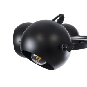 glo-01219-01219_10 GLOBOSTAR® LINNYA 01219 ΜΟΝΤΕΡΝΟ ΚΡΕΜΑΣΤΟ ΦΩΤΙΣΤΙΚΟ ΑΝΑΡΤΗΣΗ ΠΟΛΥΦΩΤΟ 8 X E27 IP20 ΜΑΥΡΟ Μ