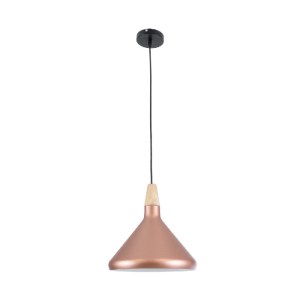 glo-01224-01224_4 GLOBOSTAR® FERCLA 01224 ΜΟΝΤΕΡΝΟ ΚΡΕΜΑΣΤΟ ΦΩΤΙΣΤΙΚΟ ΚΑΜΠΑΝΑ ΜΟΝΟΦΩΤΟ 1 X E27 IP20 ΧΑΛΚΙΝΟ 