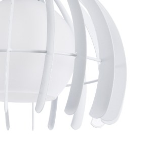 glo-01225-01225_9 GLOBOSTAR® INGLEY 01225 ΜΟΝΤΕΡΝΟ ΚΡΕΜΑΣΤΟ ΦΩΤΙΣΤΙΚΟ ΠΛΕΓΜΑ ΜΟΝΟΦΩΤΟ 1 X E27 IP20 ΛΕΥΚΟ ΜΕΤ