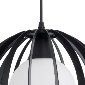 glo-01226-01226_8 GLOBOSTAR® INGLEY 01226 ΜΟΝΤΕΡΝΟ ΚΡΕΜΑΣΤΟ ΦΩΤΙΣΤΙΚΟ ΠΛΕΓΜΑ ΜΟΝΟΦΩΤΟ 1 X E27 IP20 ΜΑΥΡΟ ΜΕΤ