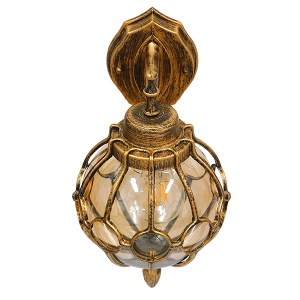 glo-01227-01227_4_4 GLOBOSTAR® ETOILE 01227 VINTAGE ΕΠΙΤΟΙΧΙΟ ΦΩΤΙΣΤΙΚΟ ΑΠΛΙΚΑ ΜΟΝΟΦΩΤΟ 1 X E27 IP20 ΚΑΦΕ & ΧΡ