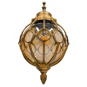 glo-01227-01227_5_5 GLOBOSTAR® ETOILE 01227 VINTAGE ΕΠΙΤΟΙΧΙΟ ΦΩΤΙΣΤΙΚΟ ΑΠΛΙΚΑ ΜΟΝΟΦΩΤΟ 1 X E27 IP20 ΚΑΦΕ & ΧΡ