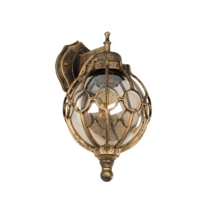 glo-01227-eae9a3_01227_0 GLOBOSTAR® ETOILE 01227 VINTAGE ΕΠΙΤΟΙΧΙΟ ΦΩΤΙΣΤΙΚΟ ΑΠΛΙΚΑ ΜΟΝΟΦΩΤΟ 1 X E27 IP20 ΜΠΡΟΥΤΖΙΝΟ ΜΕΤΑΛΛΟ ΜΕ ΜΕΛΙ ΓΥΑΛΙ - Μ19 X Π21 X Υ34CM