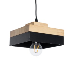 glo-01234-01234_2 GLOBOSTAR® RUHIEL 01234 ΜΟΝΤΕΡΝΟ ΚΡΕΜΑΣΤΟ ΦΩΤΙΣΤΙΚΟ ΚΑΜΠΑΝΑ ΜΟΝΟΦΩΤΟ 1 X E27 IP20 ΜΑΥΡΟ ΜΕ