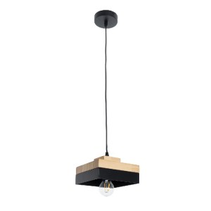 glo-01234-01234_4 GLOBOSTAR® RUHIEL 01234 ΜΟΝΤΕΡΝΟ ΚΡΕΜΑΣΤΟ ΦΩΤΙΣΤΙΚΟ ΚΑΜΠΑΝΑ ΜΟΝΟΦΩΤΟ 1 X E27 IP20 ΜΑΥΡΟ ΜΕ