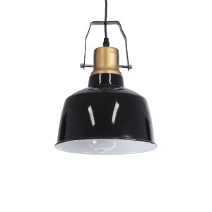 glo-01235-01235_2 GLOBOSTAR® DEVOTA 01235 VINTAGE ΚΡΕΜΑΣΤΟ ΦΩΤΙΣΤΙΚΟ ΚΑΜΠΑΝΑ ΜΟΝΟΦΩΤΟ 1 X E27 IP20 ΜΑΥΡΟ & Χ