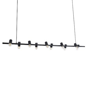 glo-01242-01242_4 GLOBOSTAR® ALFREDA 01242 ΜΟΝΤΕΡΝΟ ΚΡΕΜΑΣΤΟ ΦΩΤΙΣΤΙΚΟ ΡΑΓΑ ΠΟΛΥΦΩΤΟ 10 X E27 IP20 ΜΑΥΡΟ ΜΕΤ