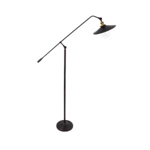 glo-01243-01243_5 GLOBOSTAR® SILENE 01243 VINTAGE ΕΠΙΔΑΠΕΔΙΟ ΦΩΤΙΣΤΙΚΟ ΜΟΝΟΦΩΤΟ 1 X E27 IP20 ΜΑΥΡΟ & ΧΡΥΣΟ Μ
