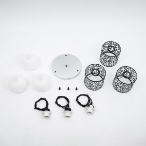 glo-01246-01246_9 GLOBOSTAR® RAINELDA 01246 ΜΟΝΤΕΡΝΟ ΚΡΕΜΑΣΤΟ ΦΩΤΙΣΤΙΚΟ ΠΛΕΓΜΑ ΤΡΙΦΩΤΟ 3 X E27 IP20 ΜΑΥΡΟ ΜΕ