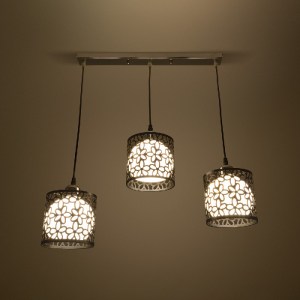 glo-01247-01247_3 GLOBOSTAR® RAINELDA 01247 ΜΟΝΤΕΡΝΟ ΚΡΕΜΑΣΤΟ ΦΩΤΙΣΤΙΚΟ ΠΛΕΓΜΑ ΤΡΙΦΩΤΟ 3 X E27 IP20 ΜΑΥΡΟ ΜΕ